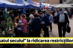 Ridicarea restricţiilor, „sărbătorită” în avans la Piatra-Neamţ (VIDEO)