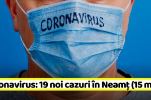 Coronavirus: 19 noi cazuri în Neamţ. Vezi şi situaţia în ţară (15 mai)