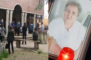 FOTO Magda, asistenta medicală din Botoşani moartă după ce s-a vindecat de COVID, condusă pe ultimul drum