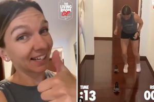 The Baseline Blitz“, provocarea lansata de Simona Halep Credeti ca ma puteti depasi?“ (video) 