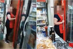 VIDEO. Vânzătoare şi clienţi fără măşti într-un magazin din Satu Mare