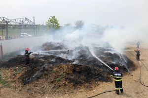 Incendiu in localitatea Mihail Kogalniceanu