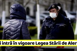 Luni, 18 mai, intră în vigoare Legea Stării de Alertă. Vezi documentul final