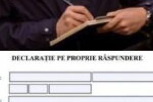 Când este necesară declaraţia pe proprie răspundere? Ce au înţeles românii şi ce spune legea?