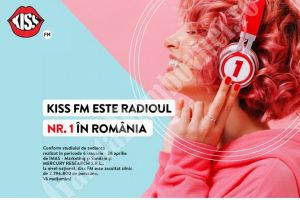 Kiss FM este radioul nr. 1 din România