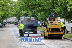 FOTO: Lucrări de asfaltare în cartierul Obor, din Focşani | Două străzi vor primi „o haină” nouă