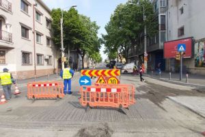 Constanta. Au inceput lucrarile de asfaltare a carosabilului pe strada I.G. Duca