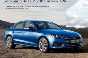Profită de leasing-ul operaţional, cu avans minim 5%, la Audi A4, Q3 sau Q5 prin D&C Oradea! Acum poţi beneficia de preţuri speciale la modele din stoc!