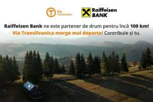 Tăşuleasa Social: Încă 100 km din Via Transilvanica împreună cu Raiffeisen Bank