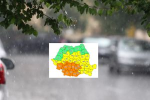 Cod galben de ploi, descărcări electrice şi vânt în Harghita