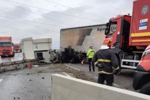 Accident pe centura ocolitoare a Braşovului (VIDEO)
