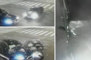 VIDEO! Șoferii implicaţi în accidentul de luni noapte pe str. Cluj nu aveau asigurare. Impactul, surprins de camerele video