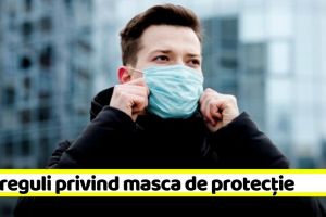 Noi reguli privind masca de protecţie: Unde, când şi de către cine trebuie purtată