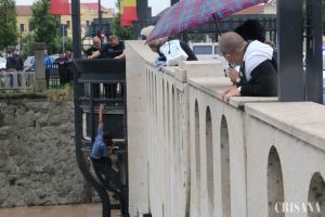 Incident în centrul Oradiei: 