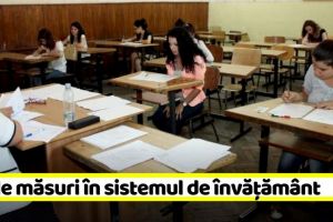 Noile măsuri în sistemul de învăţământ