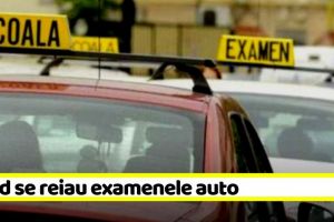DRPCIV anunţă când se reiau examenele pentru permisul de conducere