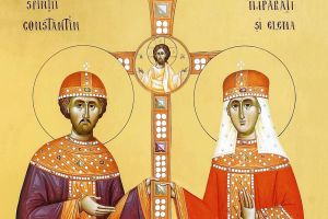 Sfinţii Mari Împăraţi şi Întocmai cu Apostolii Constantin şi mama sa Elena