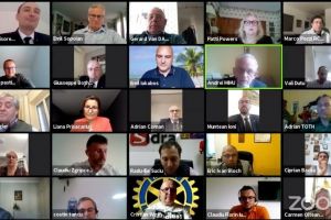 FOTO: Ziua Porţilor Deschise virtual la Rotary Club Sibiu la aniversarea de 25 de ani