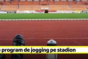 Piatra-Neamţ: Nou program de jogging pe stadionul Ceahlăul