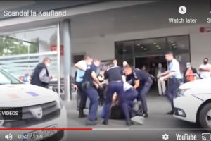 VIDEO Scene INCREDIBILE la Kaufland: un bărbat a fost ÎNCĂTUȘAT pentru că a REFUZAT termoscanarea