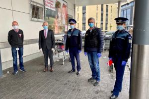 FOTO: Prefectul judeţului Sibiu, controale la hypermarket-urile din oraş