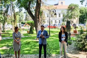 Parcul Bujor Buda, din centrul Aradului, a fost inaugurat. Urmează amplasarea bustului celui care a dat numele parcului