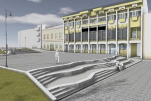 Primăria Sfântu Gheorghe reia lucrările în Piaţa Libertăţii, suspendate în urmă cu peste doi ani