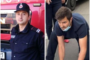 Salvatorii de lângă noi: „Îngerul” care a salvat un motociclist rănit în Oradea este un fost pompier. Un alt militar ISU a salvat o familie dintr-un incendiu