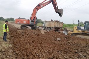 Lucrările la centura de Sud a Timişoarei avansează spre kilometrul 0, la Utvin
