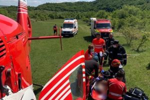 Un clujean accidentat grav la locul de muncă