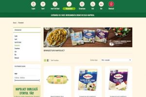 Începând de astăzi clujenii îşi pot comanda produsele preferate Napolact online
