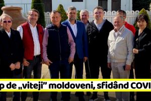 Grup de „viteji” moldoveni, sfidând COVID-ul (FOTO)