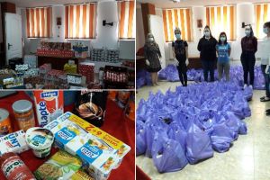 FOTO| Pachete alimentare în valoare de 100.000 lei pentru 312 copii beneficiari ai proiectului „Prevenirea Abandonului Școlar”, coordonat de Asociaţia „Filantropia Ortodoxă Alba Iulia”