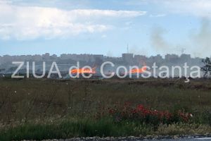 Constanta: Incendiu in zona Targului de Legume-Fructe (galerie foto+video)  