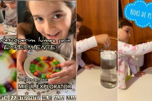 FOTO| Copiii Grădiniţei cu P.P. Step By Step Nr.12 Alba Iulia, provocaţi să descopere lumea prin EXPERIMENTE
