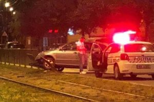 Accident provocat de un şofer beat, la Timişoara