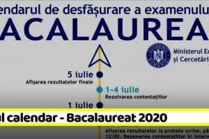 Noul calendar al examenului naţional de Bacalaureat 2020