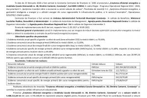 Comunicat de presa: Lansare proiect Cresterea eficientei energetice a imobilului  Școala Gimnaziala nr.38, Dimitrie Cantemir, Constanta