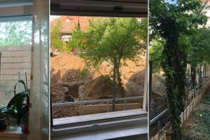 Cum se construieşte în 2020 la Timişoara, cu girul primăriei: locatarii unui bloc vor privi direct în peretele unei case