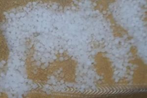 FOTO ȘTIREA TA| Ploaie şi GRINDINĂ la Șard: Gheaţa a acoperit în câteva minute drumurile, curţile şi grădinile
