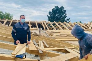 Lucrările de construire a unei noi grădiniţe în municipiul Suceava, realizate 50%