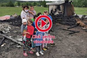 Anexele unei gospodării din Râşca, unde o familie cu 10 copii îşi ţinea toata agoniseala, ...