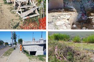 Noi imagini de pe Podul Eroilor. Nu se fac finisajele până nu sunt gata lucrările suplimentare