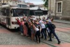 Tramvaiul turistic din Timişoara a fost repus în circulaţie după pauza cauzată de pandemie