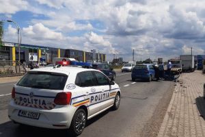 ACUM: Trafic îngreunat pe centura Focşaniului, în urma unui accident rutier
