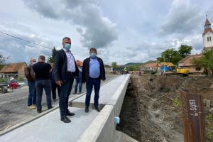 Modernizarea drumului Buneşti – Viscri – Dacia, finalizată în acest an