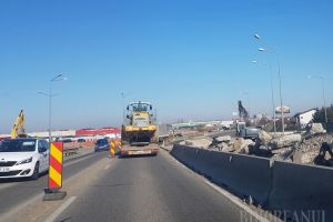 Lucrările la noul pasaj deviază traficul pe Centura Oradea. Vezi cum se va circula de miercuri! (FOTO)