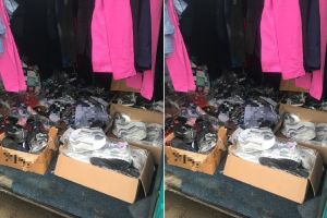 Haine de vânzare la colţ de stradă – Sibiancă amendată de poliţişti