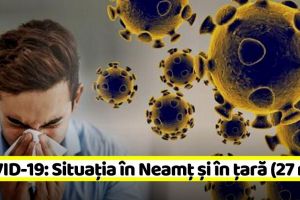 Coronavirus: Niciun nou caz în Neamţ în ultimele 24 de ore (27 mai)