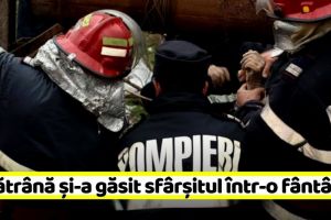 NEAMȚ: O bătrână şi-a găsit sfârşitul într-o fântână